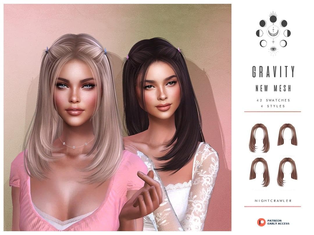 Прическа Gravity Hair